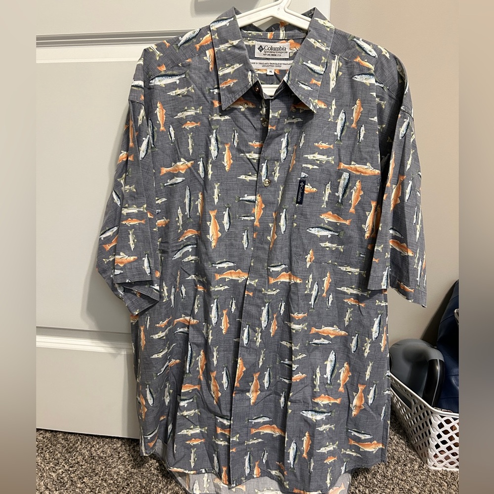 Columbia Fishing Short Sleeve Button Down
